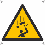 Pericolo caduta oggetti