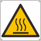 Pericolo superficie calda